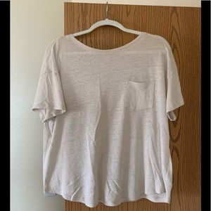 Boyfriend Old Navy cream color top